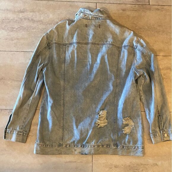 Express light blue denim jacket size M/L - Picture 3 of 15